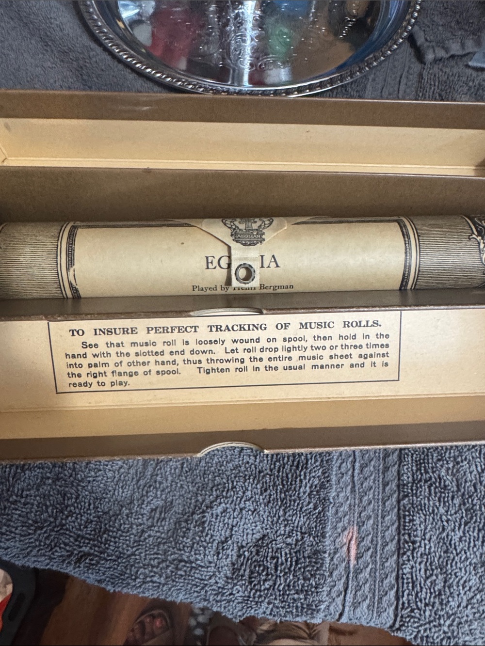 Duo Art the Aeolian Company Music Roll in Original Box - Vintage Sheet Roll